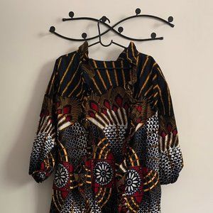 African Print Duster (Melange Mode)